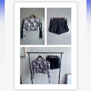 Girls Swimwear Youth Size Large Kids Art Class Kids Long Sleeve Swim Shirt Short